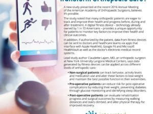 Fitness devices in healthcare