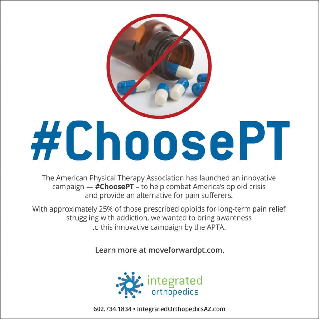 #ChoosePT #opioidepidemic #physicaltherapy