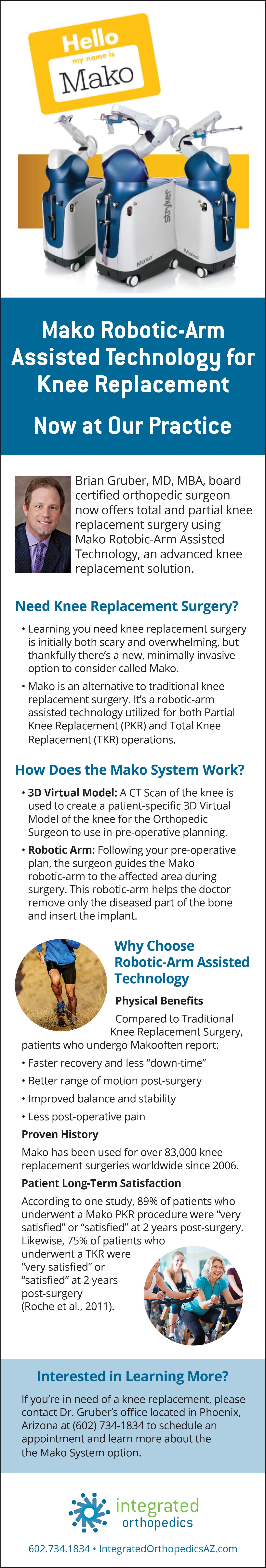 Mako Robotic-Arm Assisted Technology